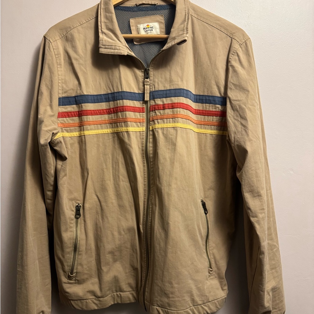 Marine Layer Freeman Stretch Twill Windbreaker - Picture 4 of 6